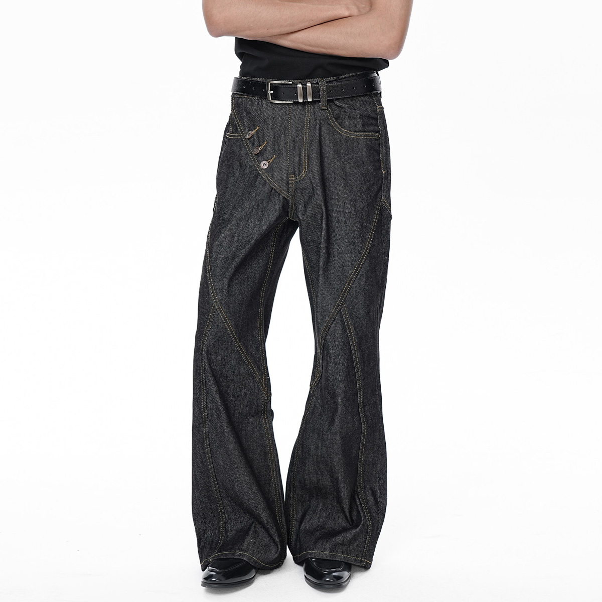 High Street Irregular Fashion  - Men'S Fashion Jeans And Boots ulasan dan harga