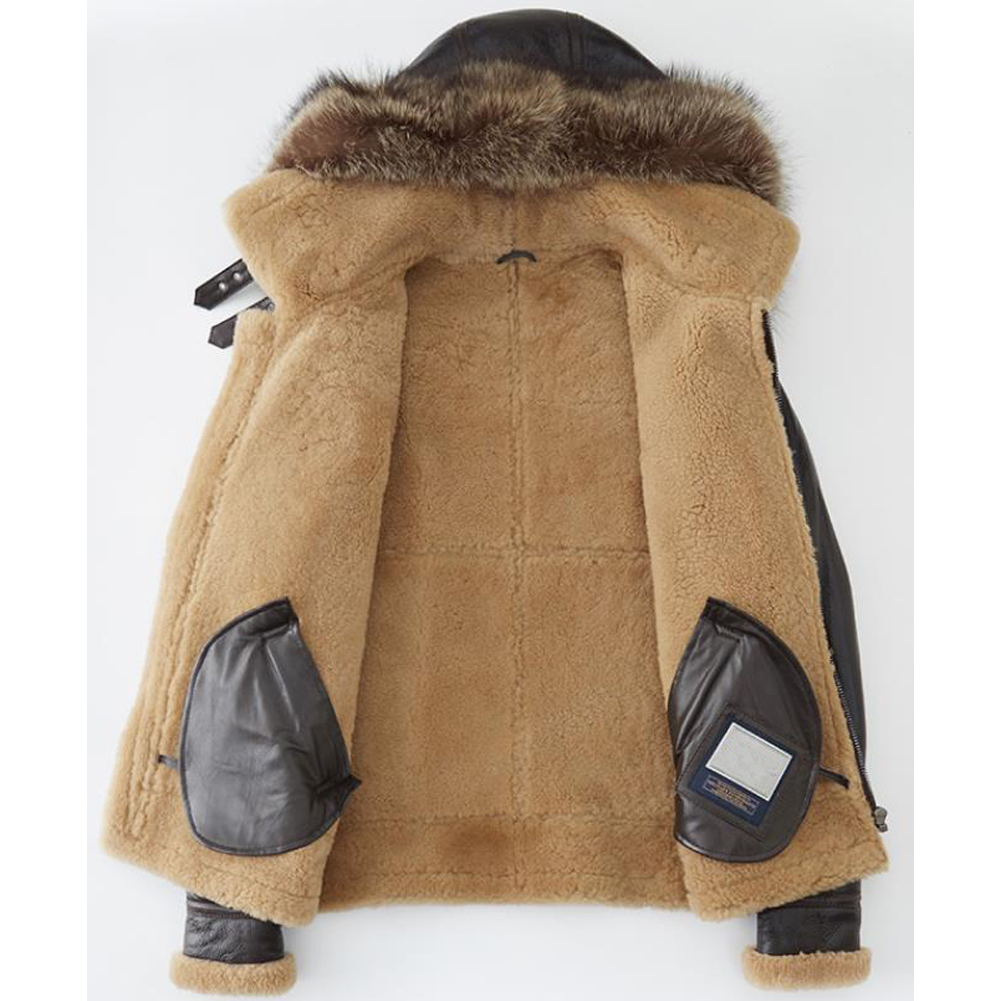 Denny&Dora Men's Shearling Jac - Bomber Jacket Men ulasan dan harga
