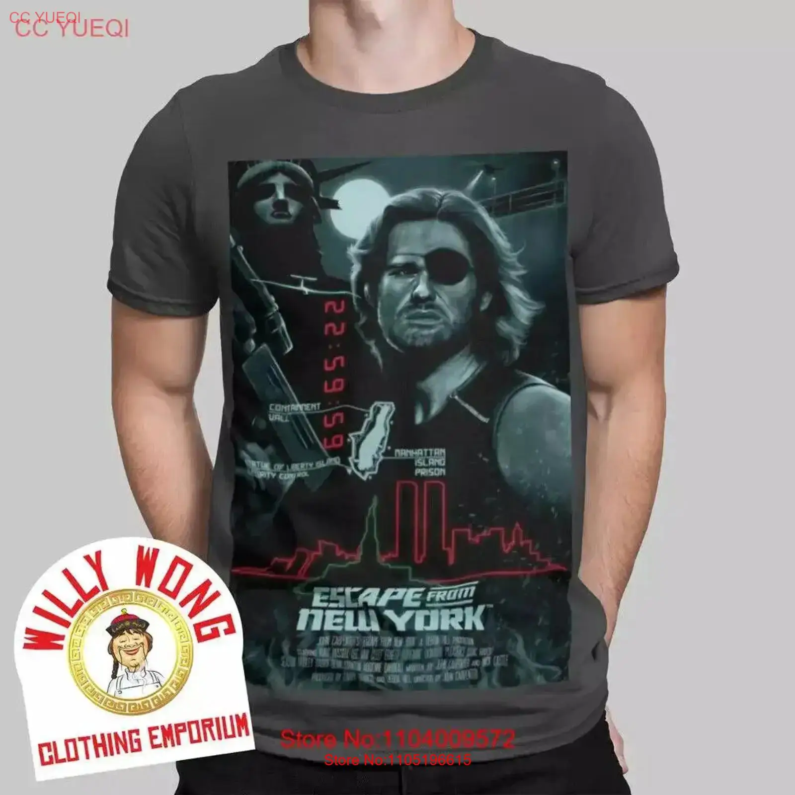 Escape From New York T Shirt R - Men'S Fashion From The 80S ulasan dan harga