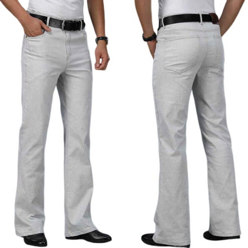 Men's Beige Loose Jeans Fashio - Men'S Fashion Jeans And Boots ulasan dan harga