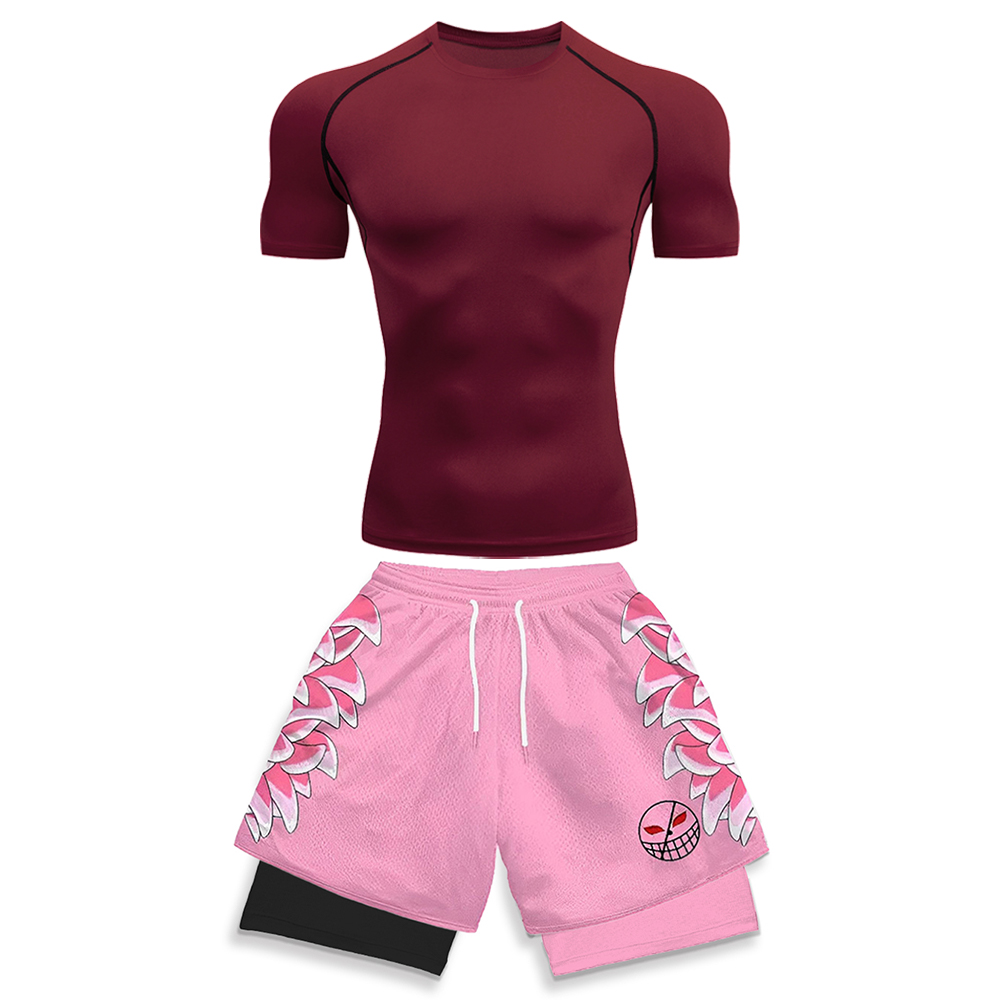 High Elasticity Workout Gear f - Compression Shirt Workout ulasan dan harga