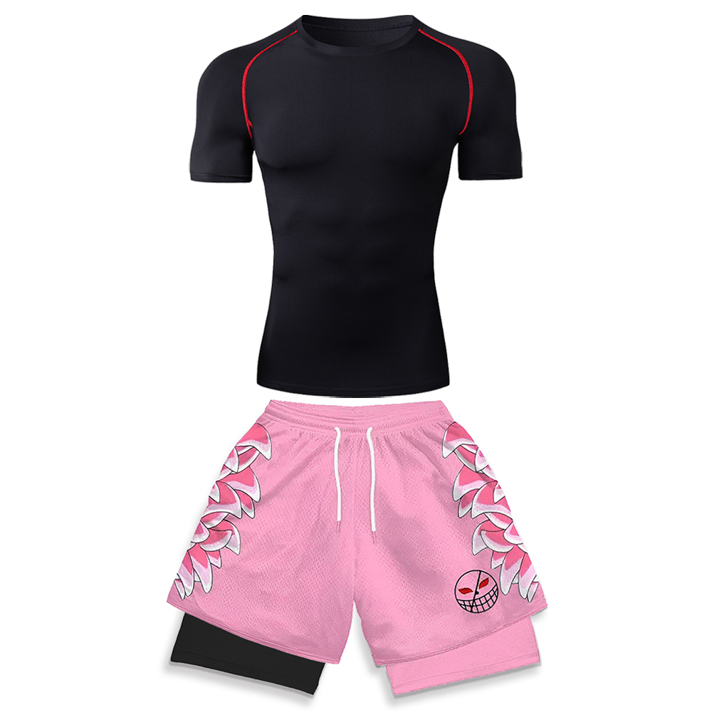 High Elasticity Workout Gear f - Compression Shirt Workout ulasan dan harga