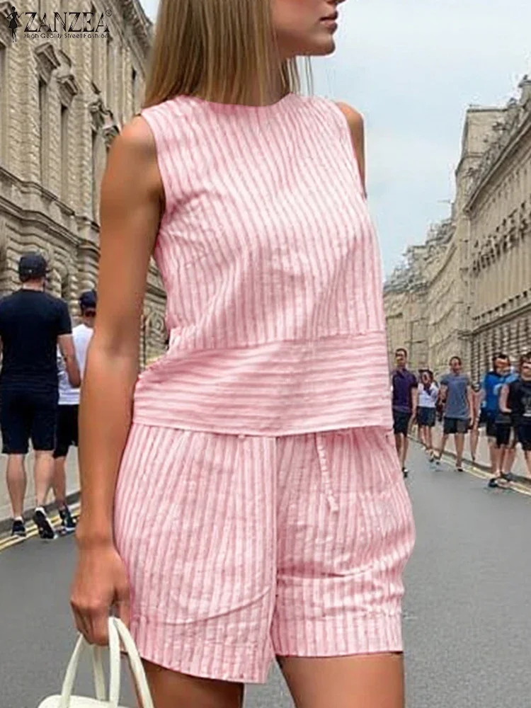 ZANZEA Summer Women Short Suit - Mens Fashion Summer 2025 ulasan dan harga