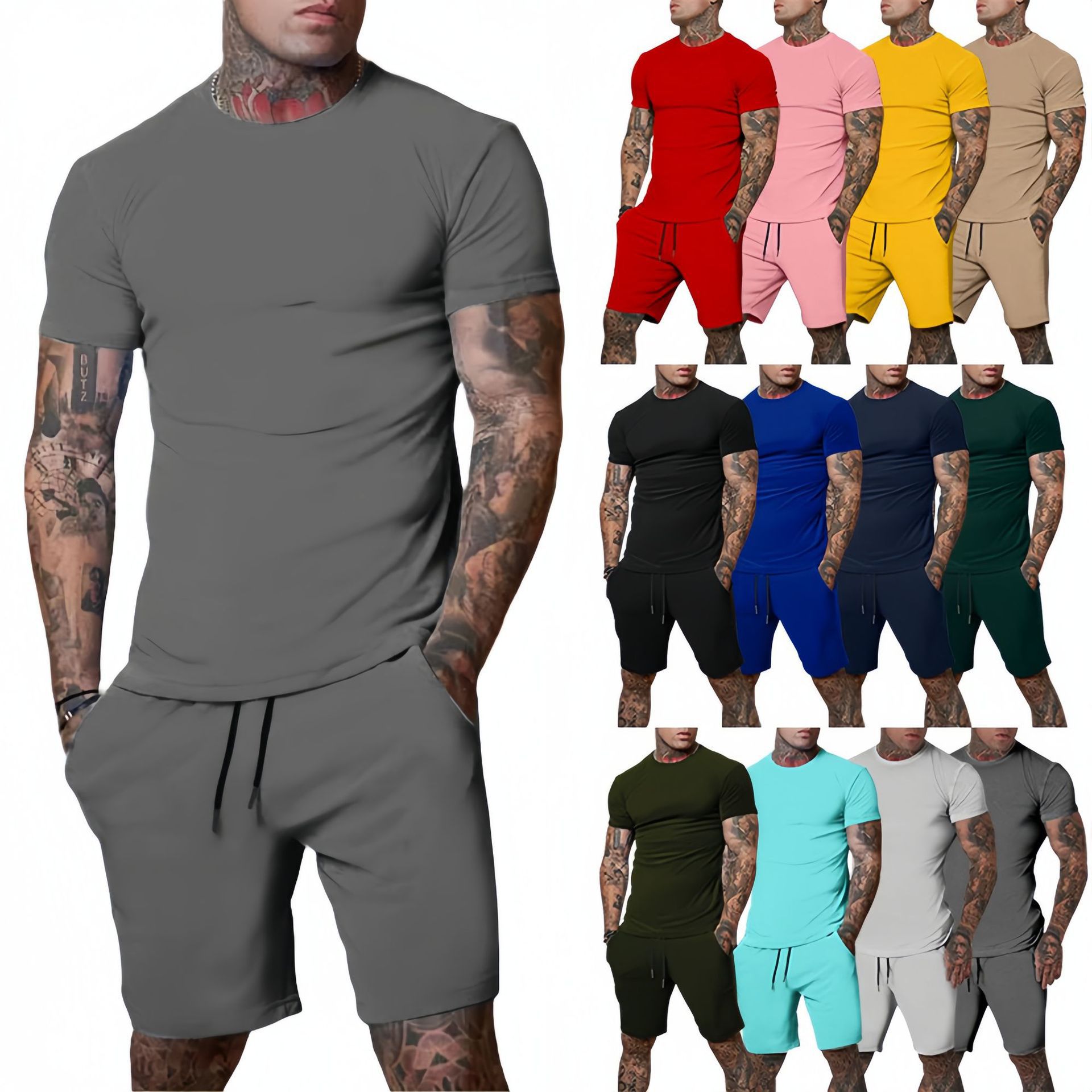 Fashionable and Casual Summer  - Mens Fashion Workwear ulasan dan harga
