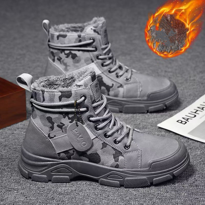 2025 Winter Camouflage Insulat - Men'S Fashion Jeans And Boots ulasan dan harga
