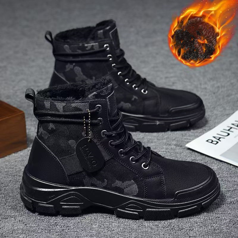 2025 Winter Camouflage Insulat - Men'S Fashion Jeans And Boots ulasan dan harga