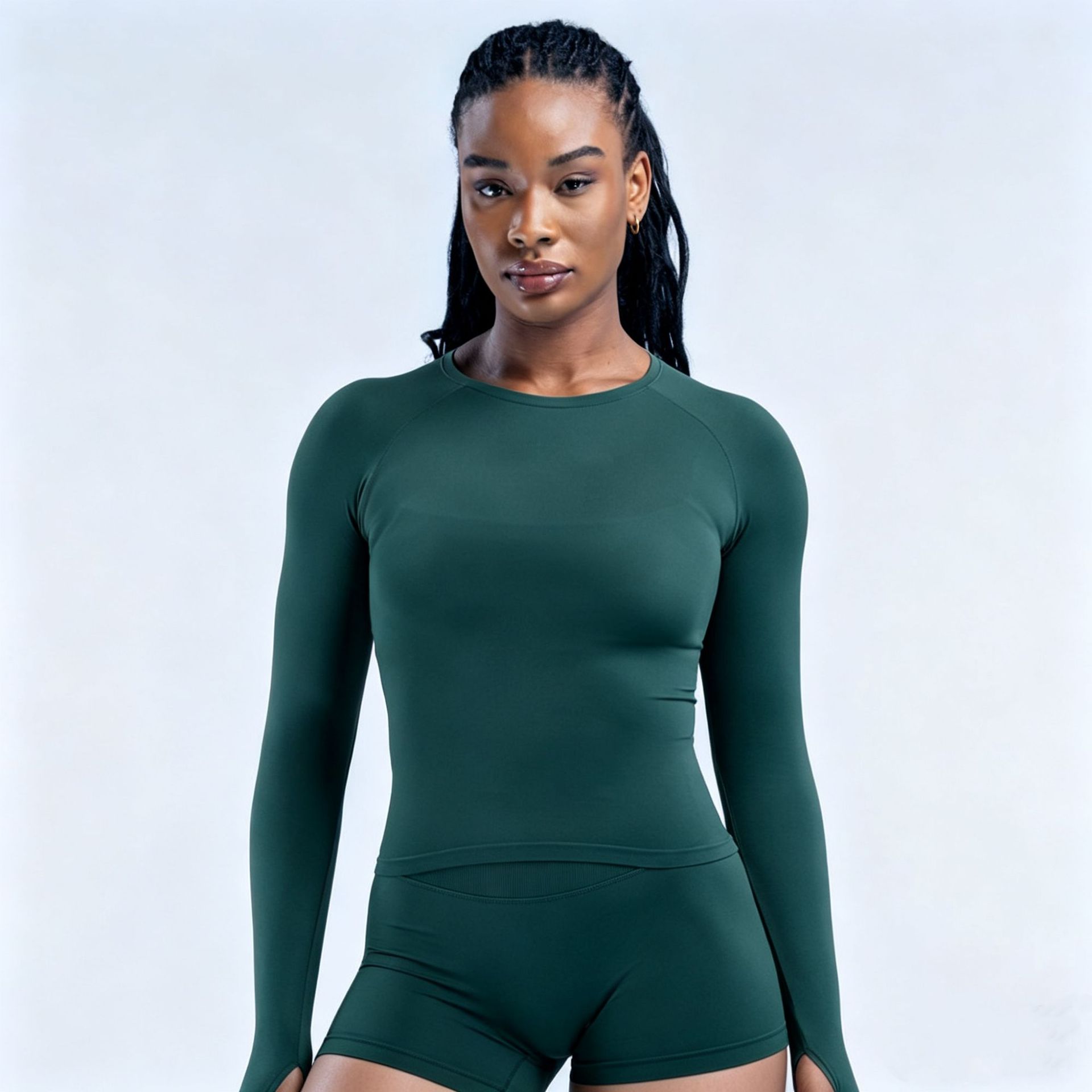 ENYFD Women's Seamless Long Sl - Compression Shirt Workout ulasan dan harga
