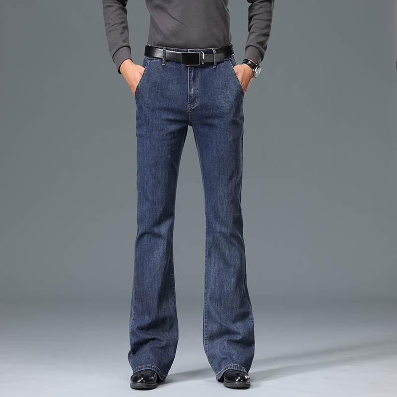 Denim Flared Jeans For Male Fl - Men'S Fashion Jeans And Boots ulasan dan harga