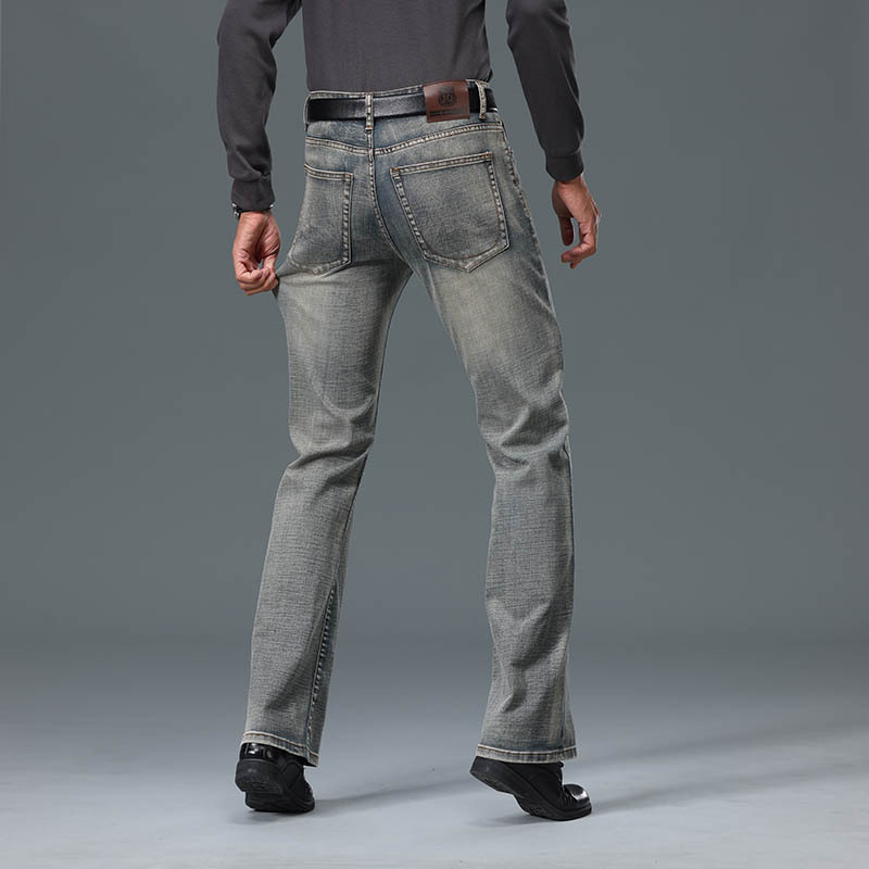 Denim Flared Jeans For Male Fl - Men'S Fashion Jeans And Boots ulasan dan harga
