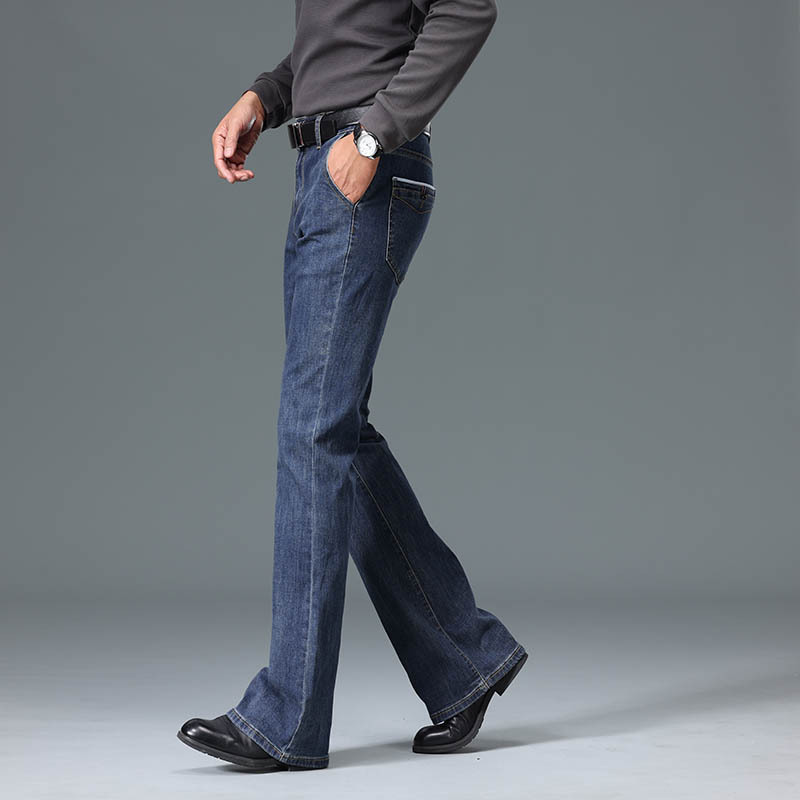 Denim Flared Jeans For Male Fl - Men'S Fashion Jeans And Boots ulasan dan harga