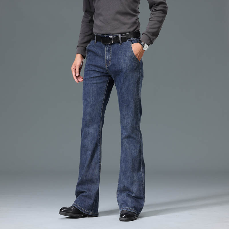 Denim Flared Jeans For Male Fl - Men'S Fashion Jeans And Boots ulasan dan harga