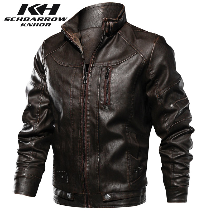 Men's Leather Jacket Autumn Wi - Mens Fashion Bomber Jacket ulasan dan harga