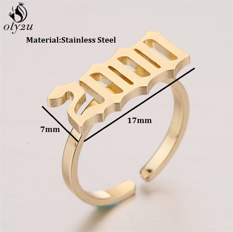 Oly2u Personalize Date Of Birt - Men'S Fashion Year 2000 ulasan dan harga