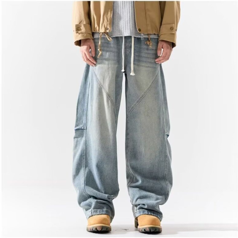 Vintage Men Straight Leg Ameri - Men'S Fashion Jeans And Boots ulasan dan harga