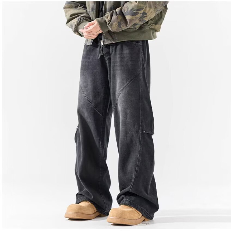 Vintage Men Straight Leg Ameri - Men'S Fashion Jeans And Boots ulasan dan harga