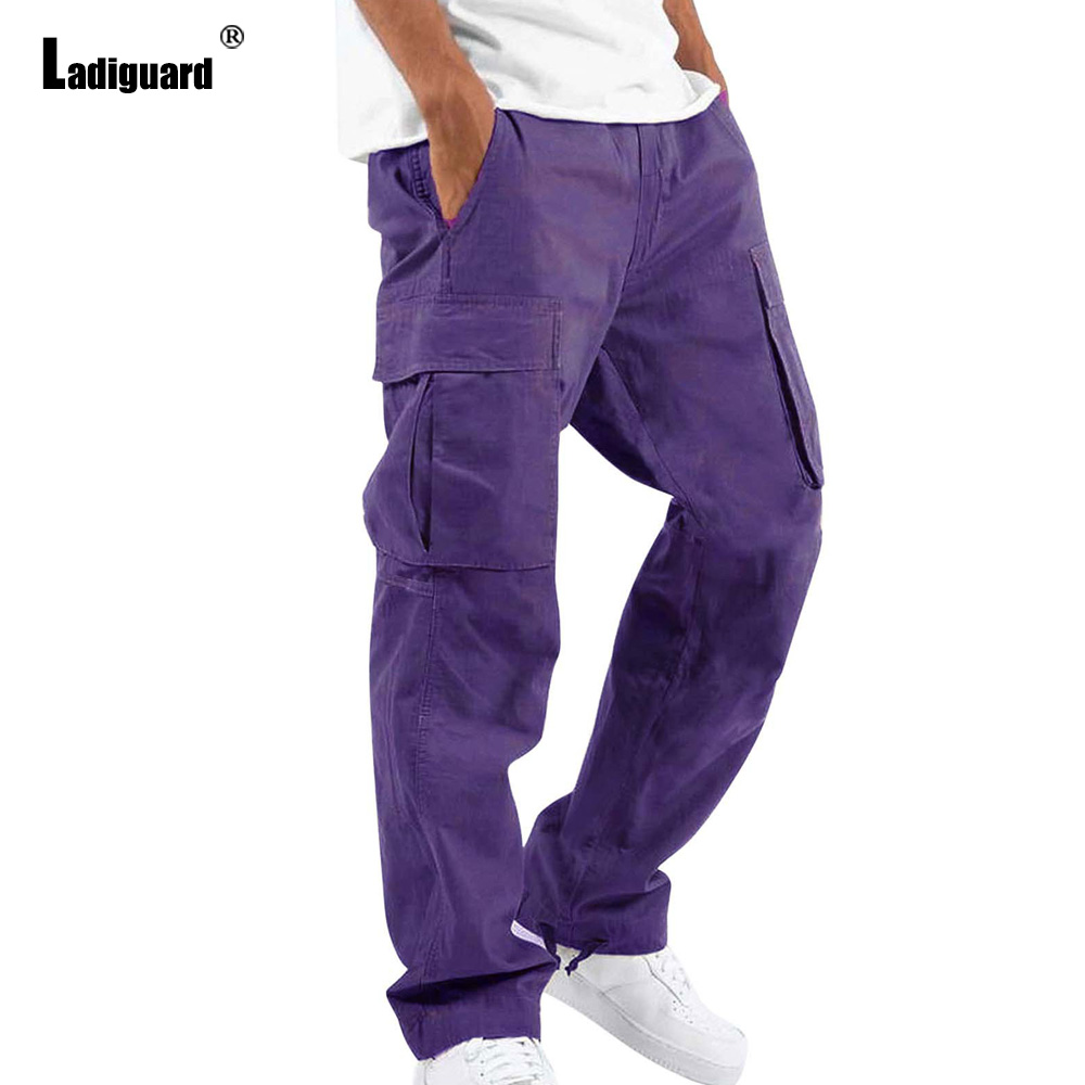 Plus Size 5xl Mens Multi-Pocke - Men'S Fashion Trousers ulasan dan harga