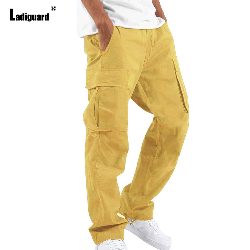 Plus Size 5xl Mens Multi-Pocke - Men'S Fashion Trousers ulasan dan harga