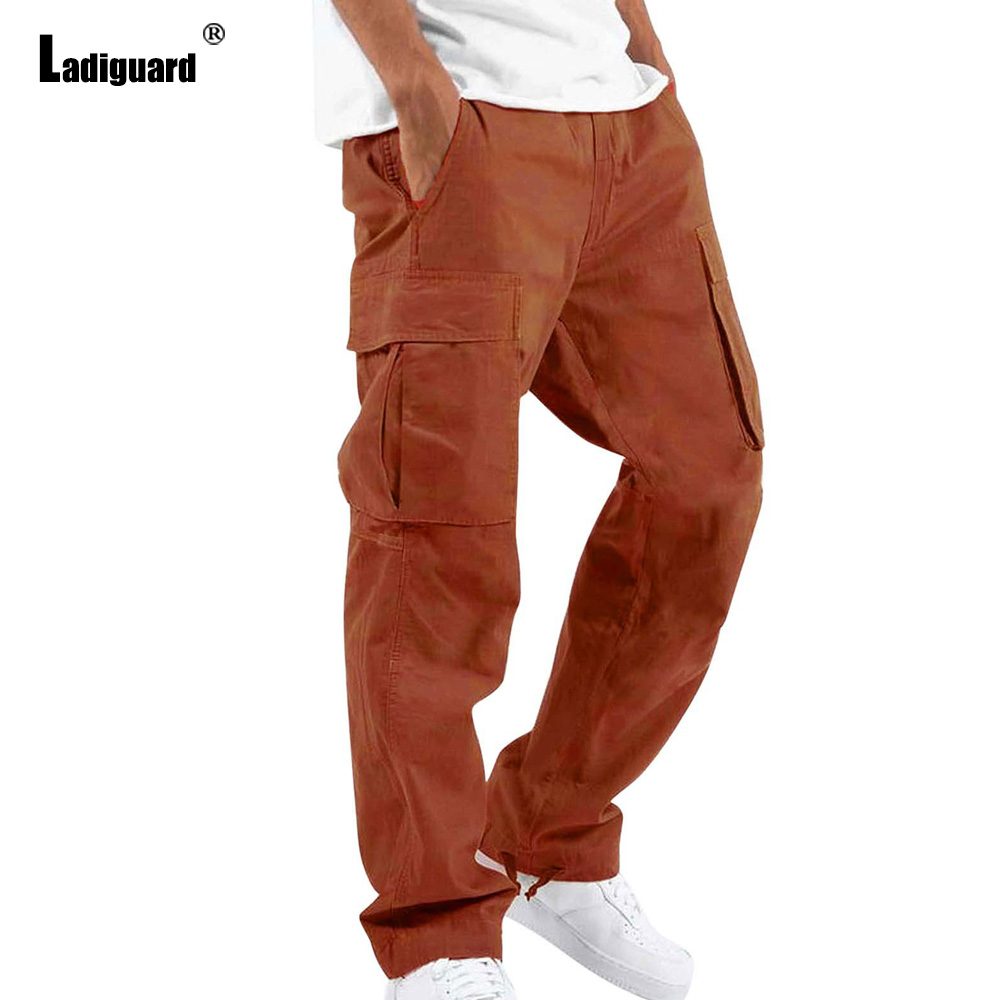 Plus Size 5xl Mens Multi-Pocke - Men'S Fashion Trousers ulasan dan harga